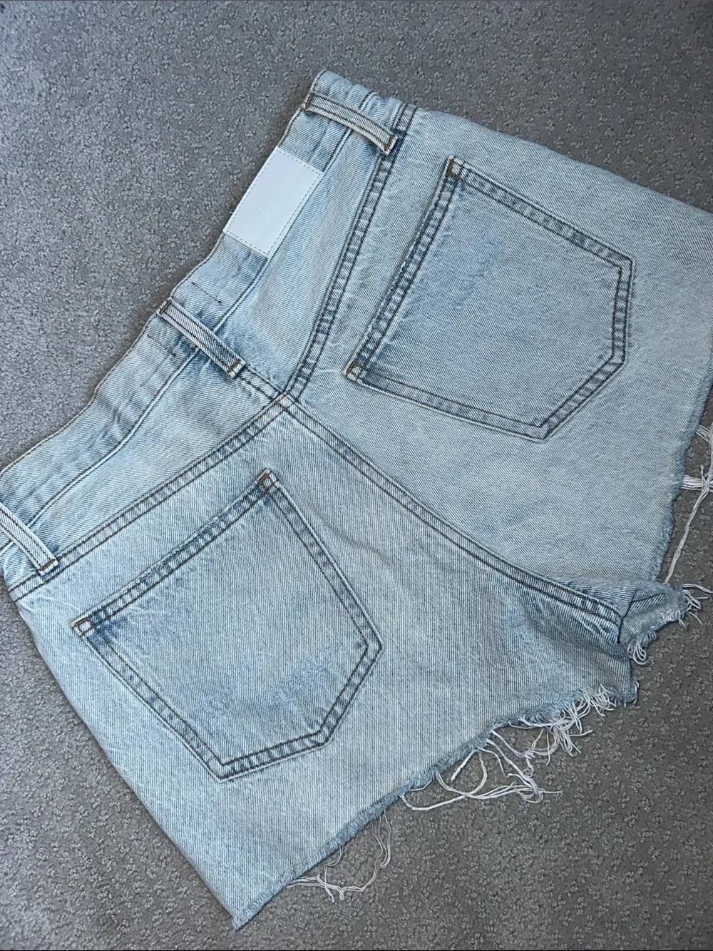 Like New! Pistola Distressed Light Wash Denim Cutoff Shorts - Women 28